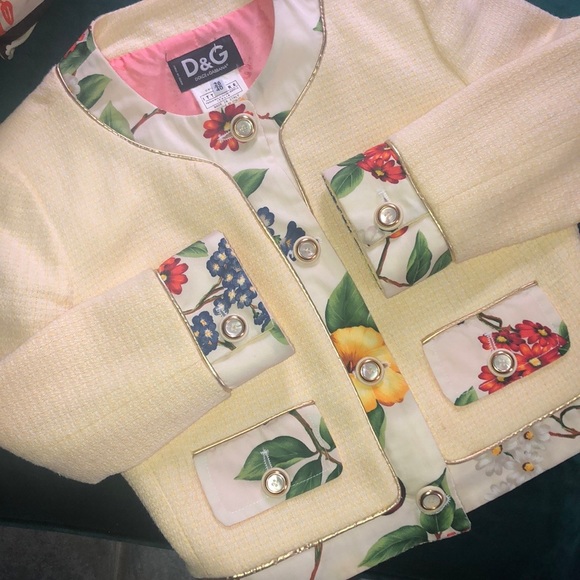 Dolce & Gabana Floral Print Evening Jacket - Picture 11 of 12